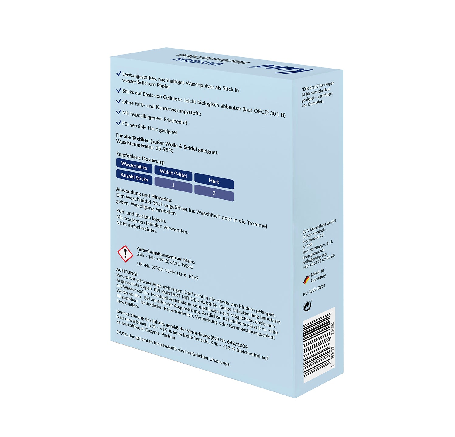 Kuno Waschmittel Sticks