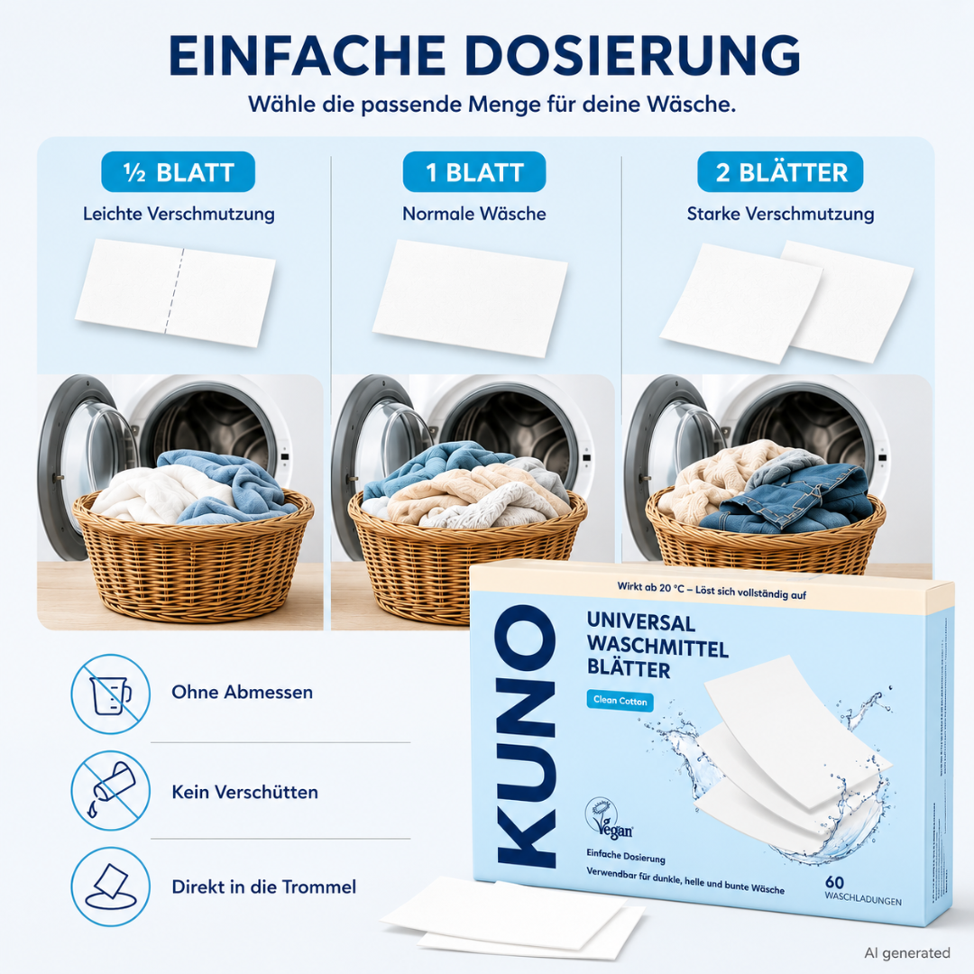 Waschmittel Blätter