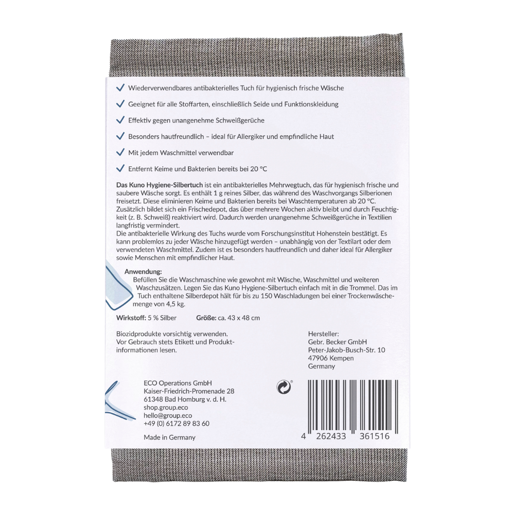 Kuno Silbertuch Hygienespüler