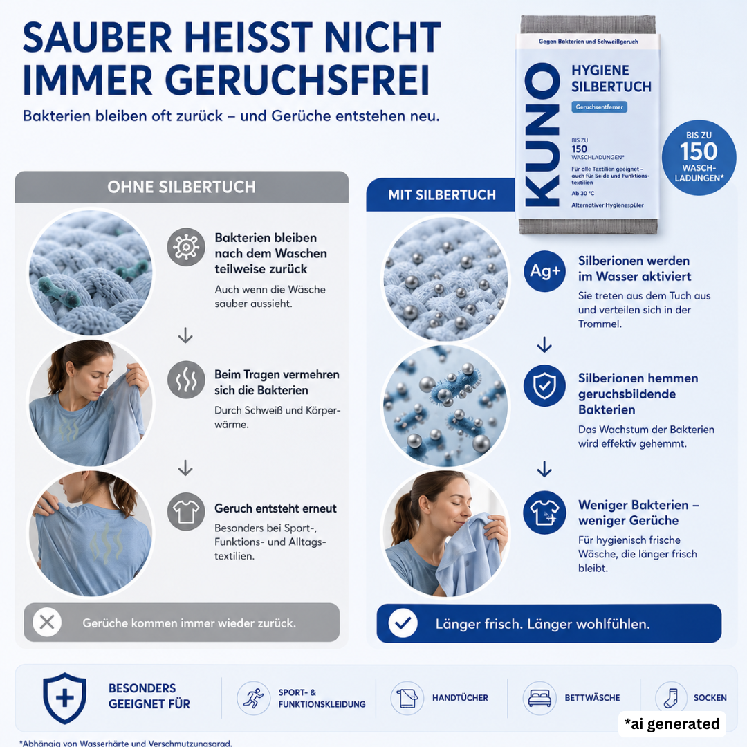 Kuno Silbertuch Hygienespüler