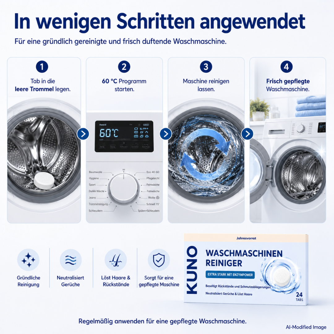 Kuno Maschinenreiniger - Wasch- und Spülmaschine