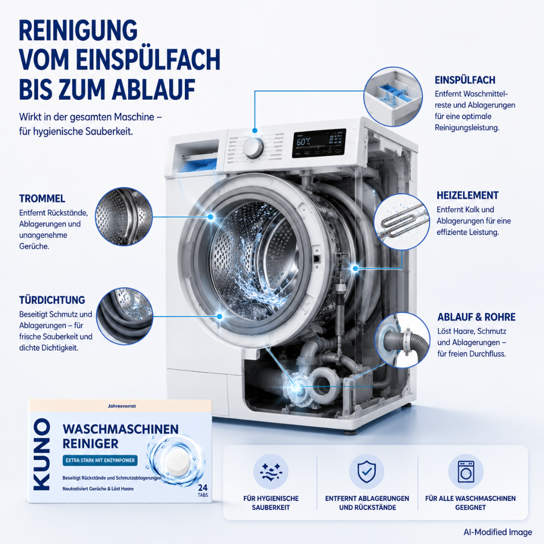 Kuno Maschinenreiniger - Wasch- und Spülmaschine