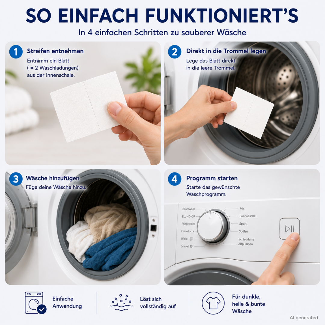 Waschmittel Blätter